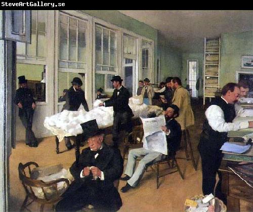 Edgar Degas The New Orleans Cotton Exchange